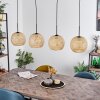 Bauro Pendant Light Ecru, 4-light sources