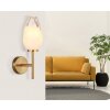 Globo BARCLEY Wall Light brass, 1-light source