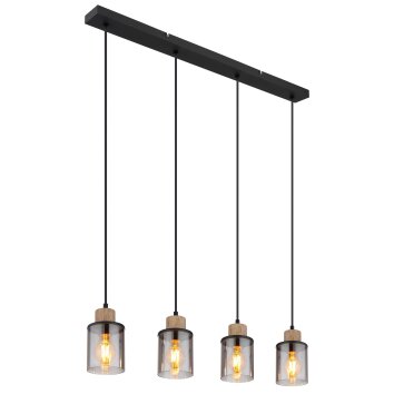 Globo REID Pendant Light black, 4-light sources