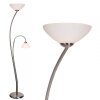 Steinhauer CAPRI floor lamp stainless steel, 2-light sources