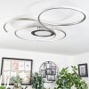 Olok Ceiling Light LED silver, white, 1-light source, Remote control