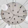 Lacosse Ceiling Light LED chrome, matt nickel, 21-light sources