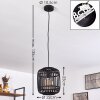 TEHERAN Pendant Light black, 1-light source