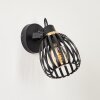 Pocho Wall Light brass, black, 1-light source