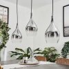 Capdevila Pendant Light chrome, 3-light sources