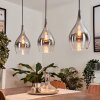 Capdevila Pendant Light chrome, 3-light sources