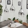 Capdevila Pendant Light chrome, 3-light sources