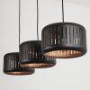 Fournie Pendant Light black, 3-light sources