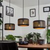 Fournie Pendant Light black, 3-light sources