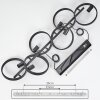 Theareabarivat Pendant Light anthracite, 6-light sources