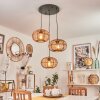 Manteau Pendant Light Ecru, 3-light sources