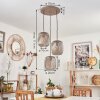 Herrera Pendant Light sand-coloured, 3-light sources