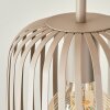 Herrera Pendant Light sand-coloured, 3-light sources
