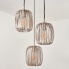 Herrera Pendant Light sand-coloured, 3-light sources