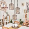 Herrera Pendant Light sand-coloured, 3-light sources