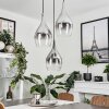 Capdevila Pendant Light chrome, 3-light sources