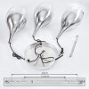 Capdevila Pendant Light chrome, 3-light sources