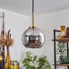 Koyoto Pendant Light glass 15 cm gold, black, 1-light source