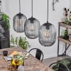 Crabinaille Pendant Light black, 3-light sources