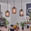 Crabinaille Pendant Light black, 3-light sources