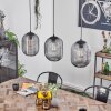 Crabinaille Pendant Light black, 3-light sources