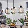 Crabinaille Pendant Light black, 3-light sources