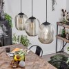 Crabinaille Pendant Light black, 3-light sources