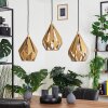 Tobas Pendant Light gold, 3-light sources