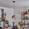 Koyoto Pendant Light glass 25 cm antique brass, 1-light source
