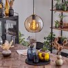 Koyoto Pendant Light glass 25 cm antique brass, 1-light source