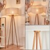 Saladillo Floor Lamp Dark wood, white, 1-light source