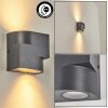Lolog Outdoor Wall Light anthracite, 2-light sources