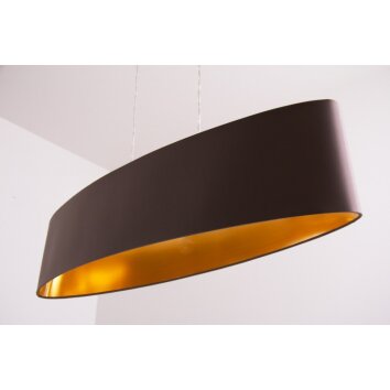 Eglo Maserlo cappuccino hanging light matt nickel, 2-light sources