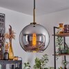 Koyoto Pendant Light glass 20 cm antique brass, 1-light source