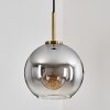 Koyoto Pendant Light glass 20 cm antique brass, 1-light source