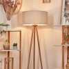 Saladillo Floor Lamp Dark wood, white, 1-light source