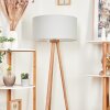 Saladillo Floor Lamp Dark wood, white, 1-light source