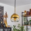 Koyoto Pendant Light glass 15 cm antique brass, 1-light source