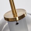 Koyoto Pendant Light glass 15 cm antique brass, 1-light source