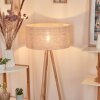Saladillo Floor Lamp Light wood, white, 1-light source