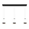 Steinhauer Piola Pendant Light LED black, 6-light sources