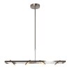 Steinhauer Soleil Pendant Light LED brushed steel, 4-light sources
