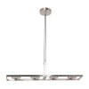 Steinhauer Soleil Pendant Light LED brushed steel, 4-light sources