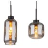 Globo MATT Pendant Light black, 4-light sources