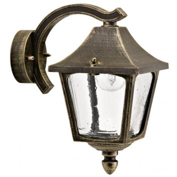 Albert 821 outdoor wall light brown, brass, 1-light source