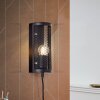 Brilliant Maze Wall Light black, 1-light source