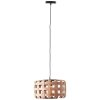 Brilliant Woodline Pendant Light black, 1-light source