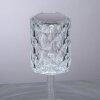 Leuchten-Direkt KRISTALA Table lamp transparent, clear, 1-light source