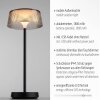 Leuchten-Direkt DORA Table lamp LED black, 1-light source