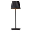 Lucide JUSTINE Table lamp LED black, 1-light source
